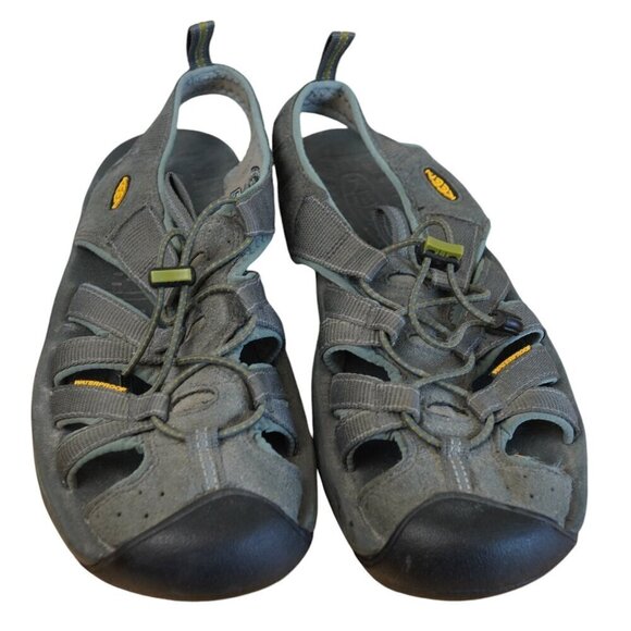 Keen Womens Whisper Size 9 Waterproof Outdoor Sandals - Gray - Adjustable Straps - Picture 1 of 7